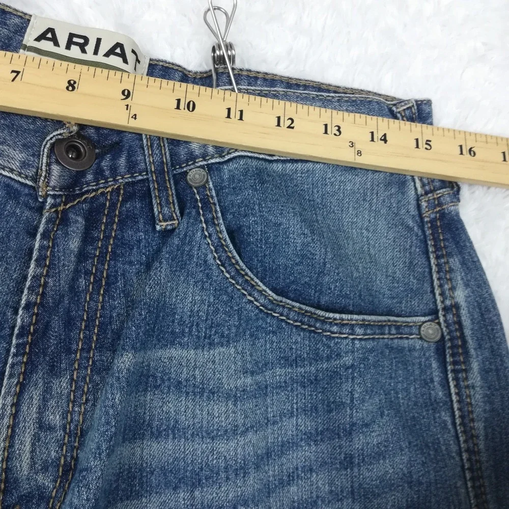 Ariat Mens Jeans M5 Hansen Straight Leg Blue Denim Tulsa Medium Wash 31x34 New